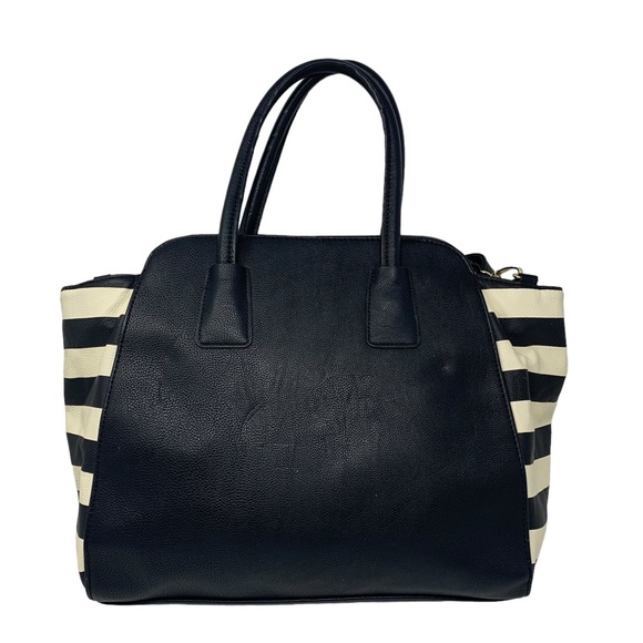 Betsy Johnson Purse Black Sequin Bow |Detachable Crossbody Strap / Handbag| - Picture 3 of 11